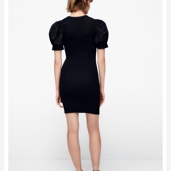 VOLUMINOUS SLEEVE DRESS - Picture 4 of 7